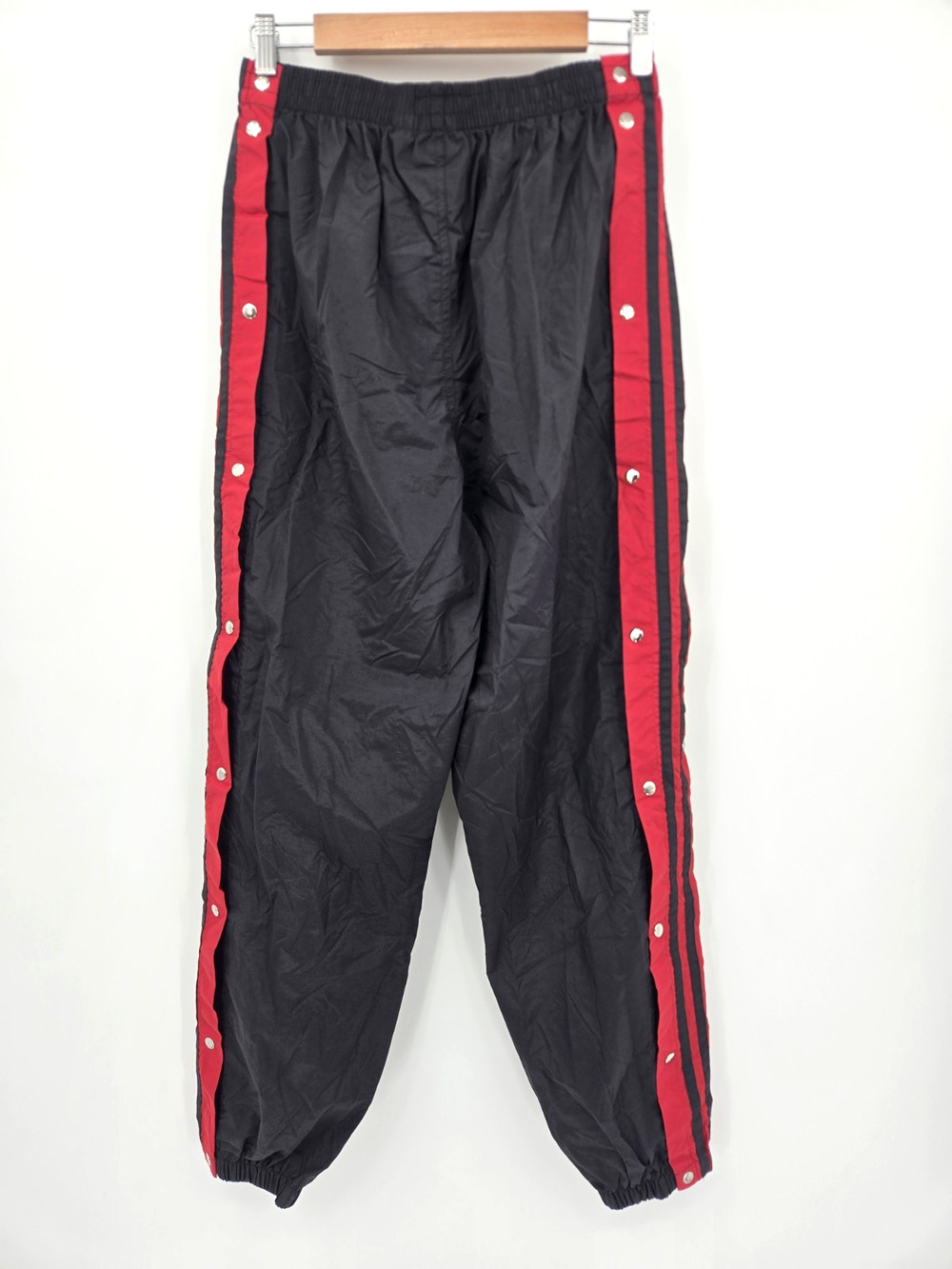 VTG Y2K Nylon Break Away Wind Pants Jogger Cool Stuff Streetwear Grunge Mens L